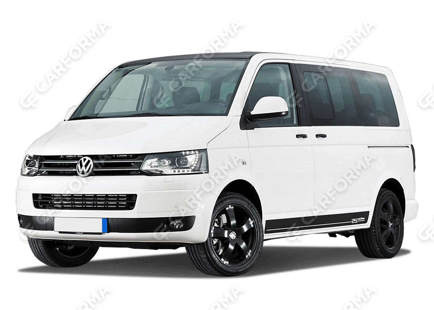 Ворсовые коврики на Volkswagen Caravelle (T5) 2003&nbsp;-&nbsp;2015