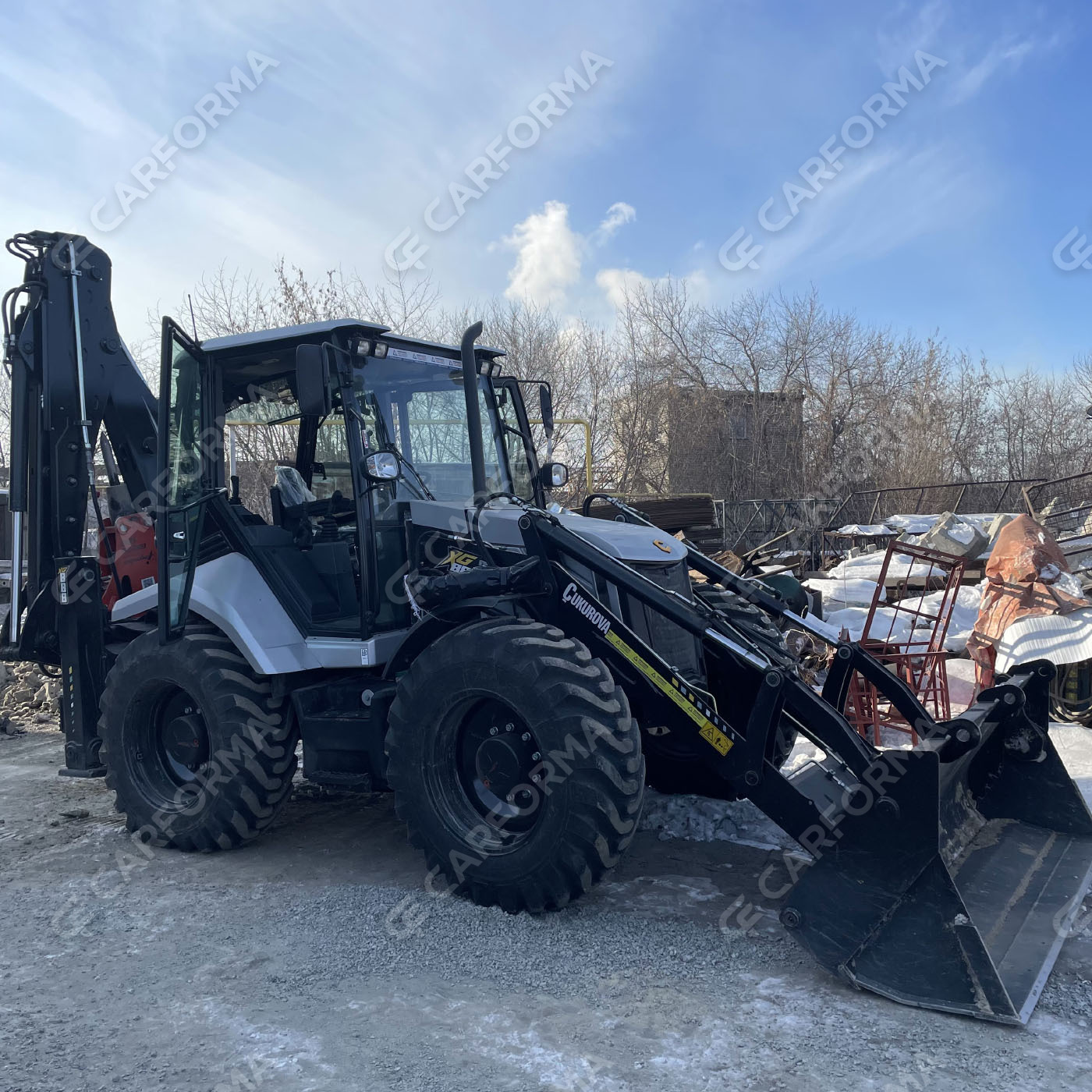 Ворсовые коврики на Спецтехника Экскаватор-погрузчик Cukurova 888  в Тамбове