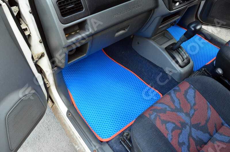 Ворсовые коврики на Mitsubishi Pajero Mini II 1998&nbsp;-&nbsp;2012 в Тамбове