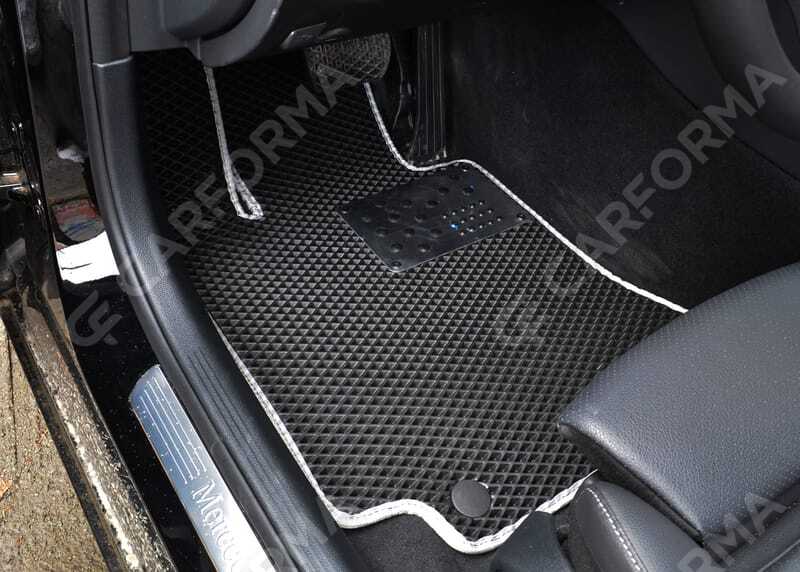 Ворсовые коврики на Mercedes C (W205) 2014&nbsp;-&nbsp;2023 в Тамбове