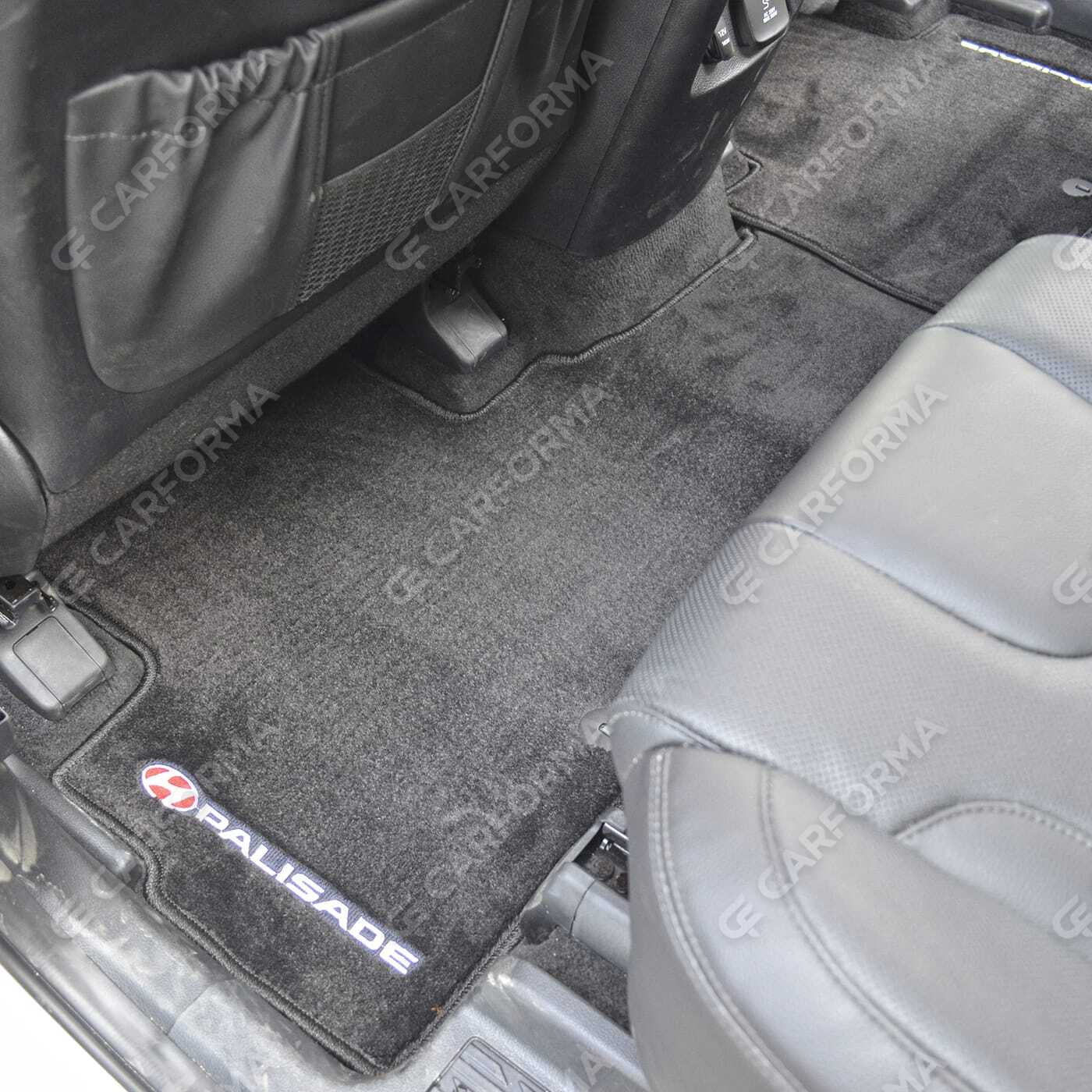 Ворсовые коврики на Hyundai Palisade 2018&nbsp;-&nbsp;2026 в Тамбове