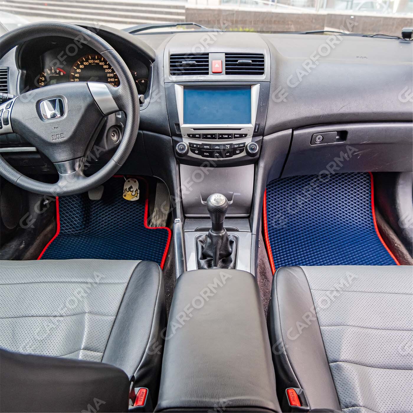 Ворсовые коврики на Honda Accord 7 2002&nbsp;-&nbsp;2008 в Тамбове