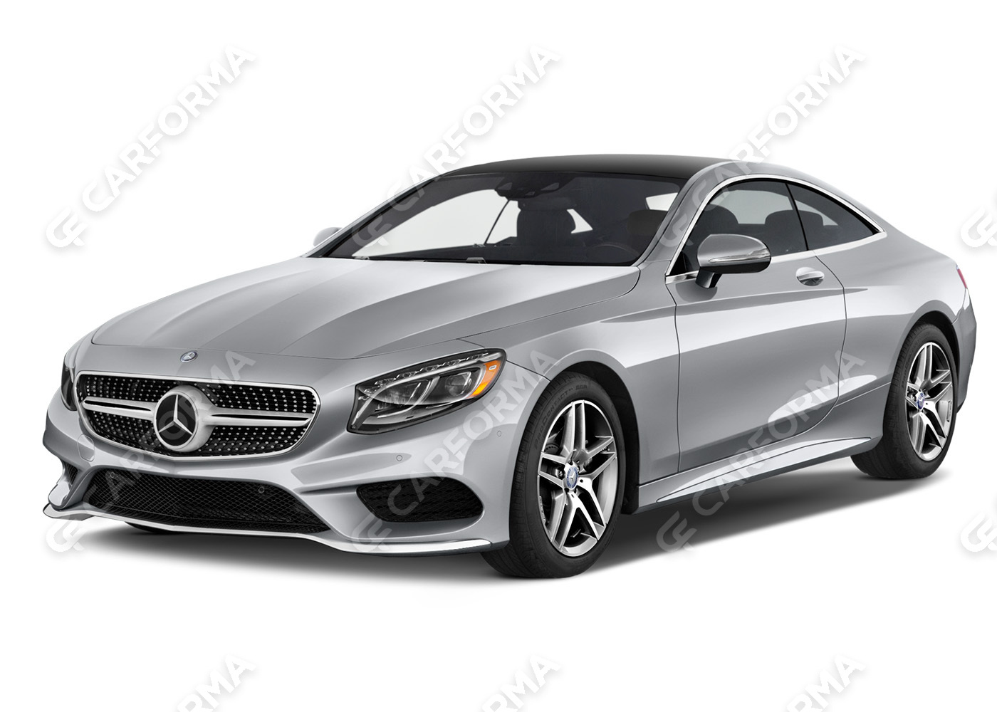 Ворсовые коврики на Mercedes S (C217) Купе 2014&nbsp;-&nbsp;2020