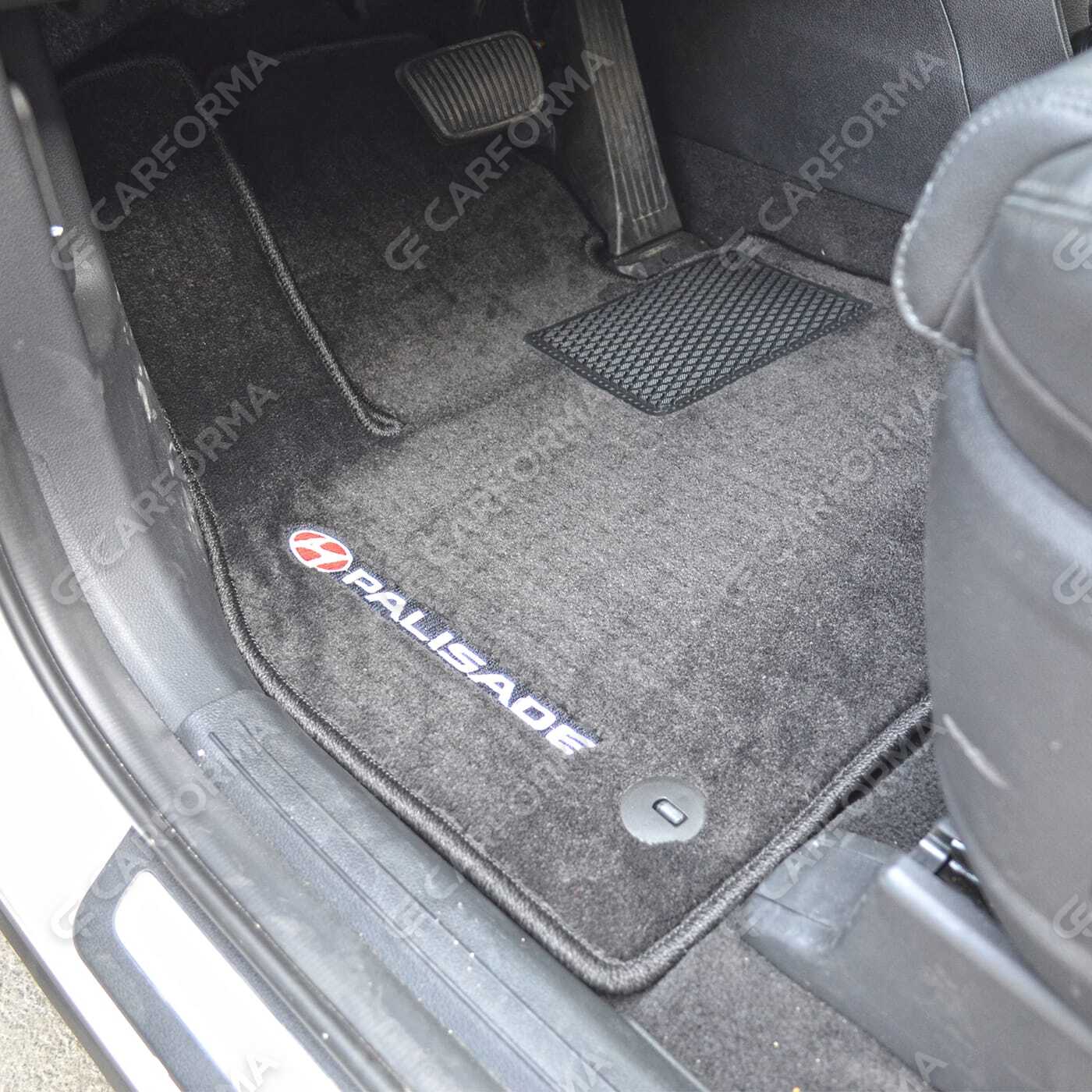 Ворсовые коврики на Hyundai Palisade 2018&nbsp;-&nbsp;2026 в Тамбове