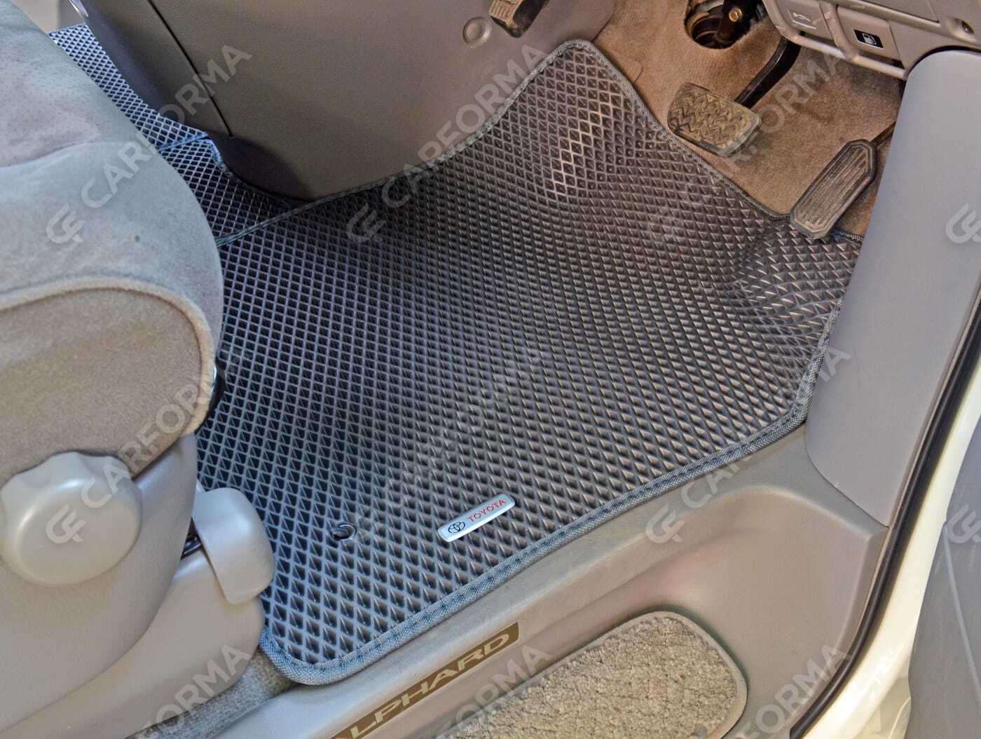 Ворсовые коврики на Toyota Alphard (H10) 2002&nbsp;-&nbsp;2008 в Тамбове