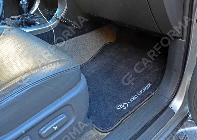 Ворсовые коврики на Toyota Land Cruiser Prado 120 2002&nbsp;-&nbsp;2009 в Тамбове