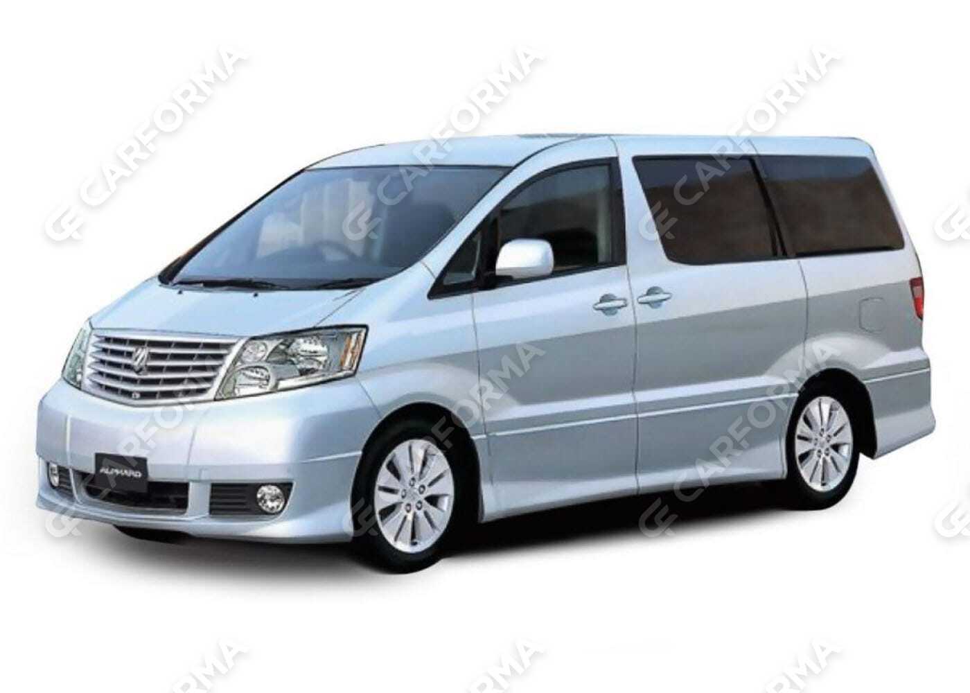 Ворсовые коврики на Toyota Alphard (H10) 2002&nbsp;-&nbsp;2008