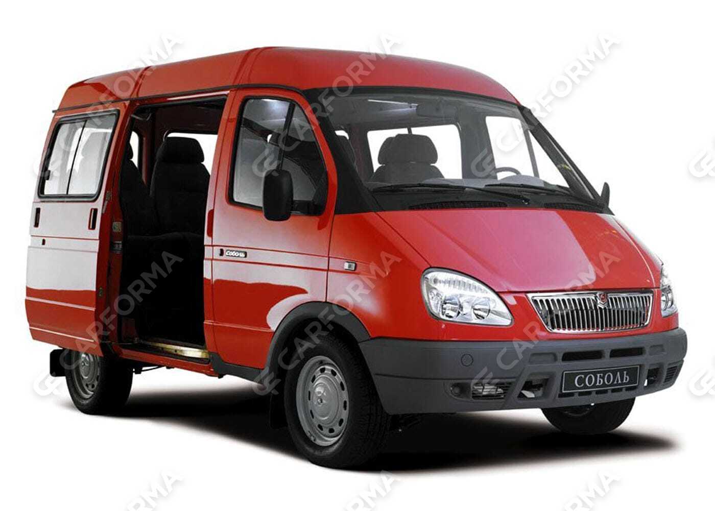 Ворсовые коврики на ГАЗ Соболь пассажирский 1998&nbsp;-&nbsp;2026