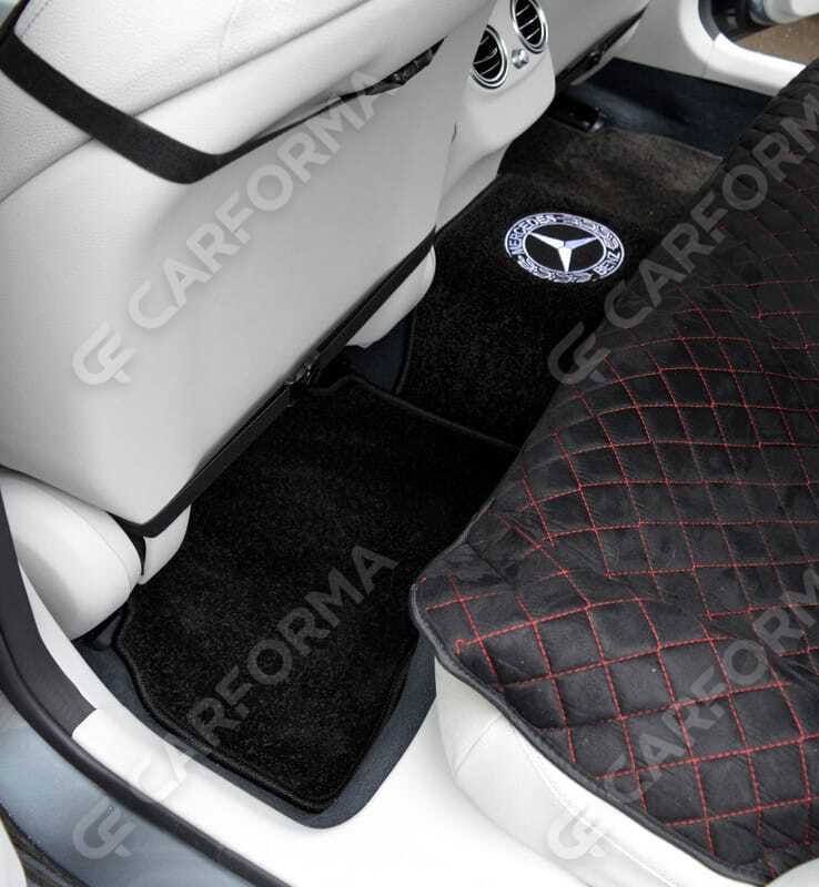 Ворсовые коврики на Mercedes C (W205) 2014&nbsp;-&nbsp;2023 в Тамбове