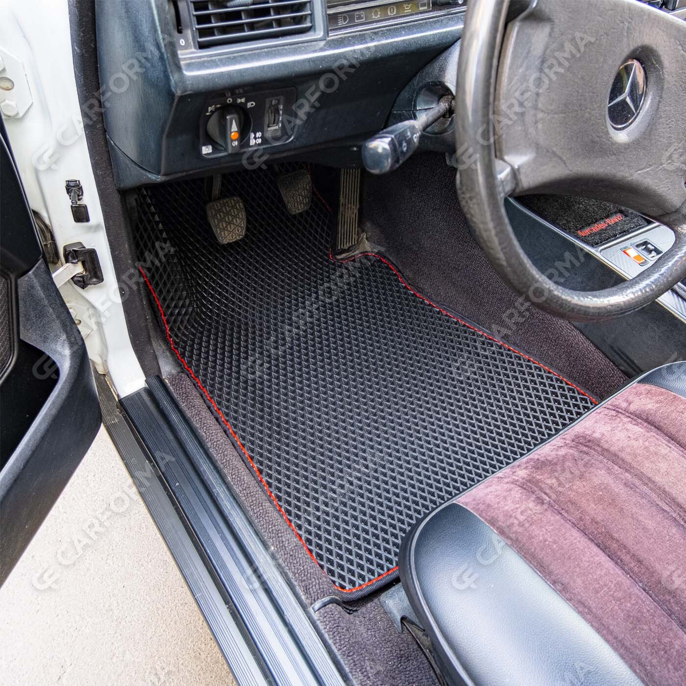 Ворсовые коврики на Mercedes 190 (W201) 1982&nbsp;-&nbsp;1993 в Тамбове