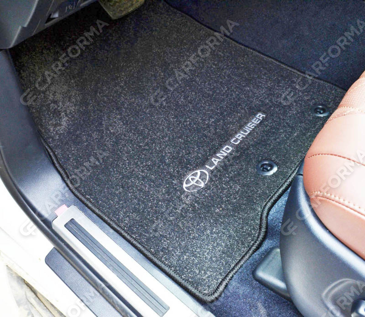 Ворсовые коврики на Toyota Land Cruiser 200 2007&nbsp;-&nbsp;2021 в Тамбове