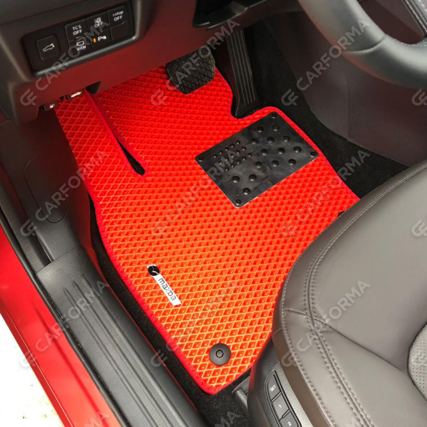 Ворсовые коврики на Mazda CX5 II 2016&nbsp;-&nbsp;2026 в Тамбове