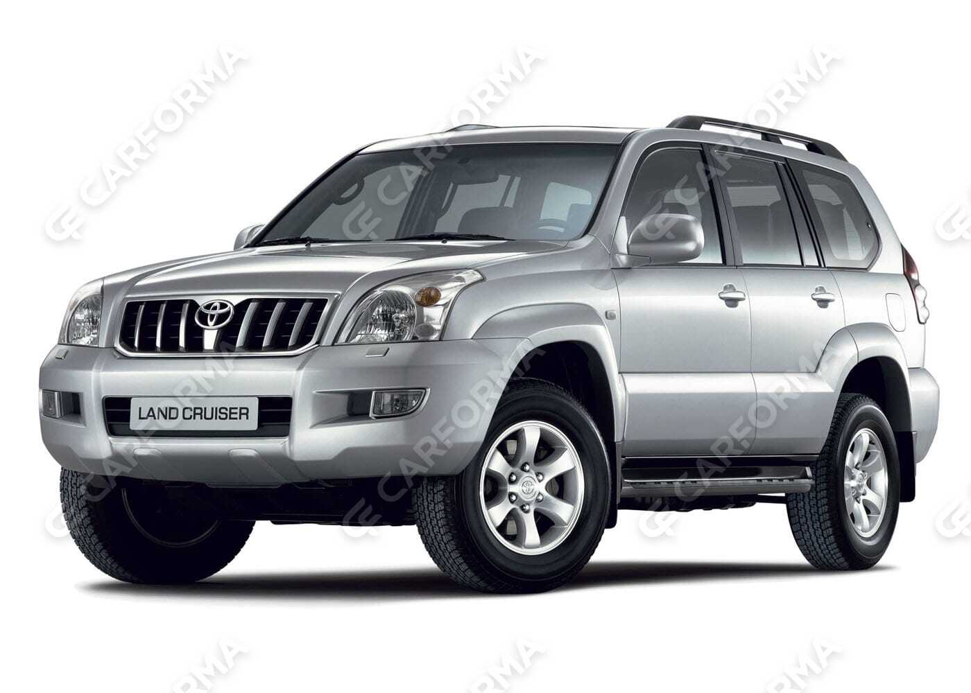 Ворсовые коврики на Toyota Land Cruiser Prado 120 2002&nbsp;-&nbsp;2009