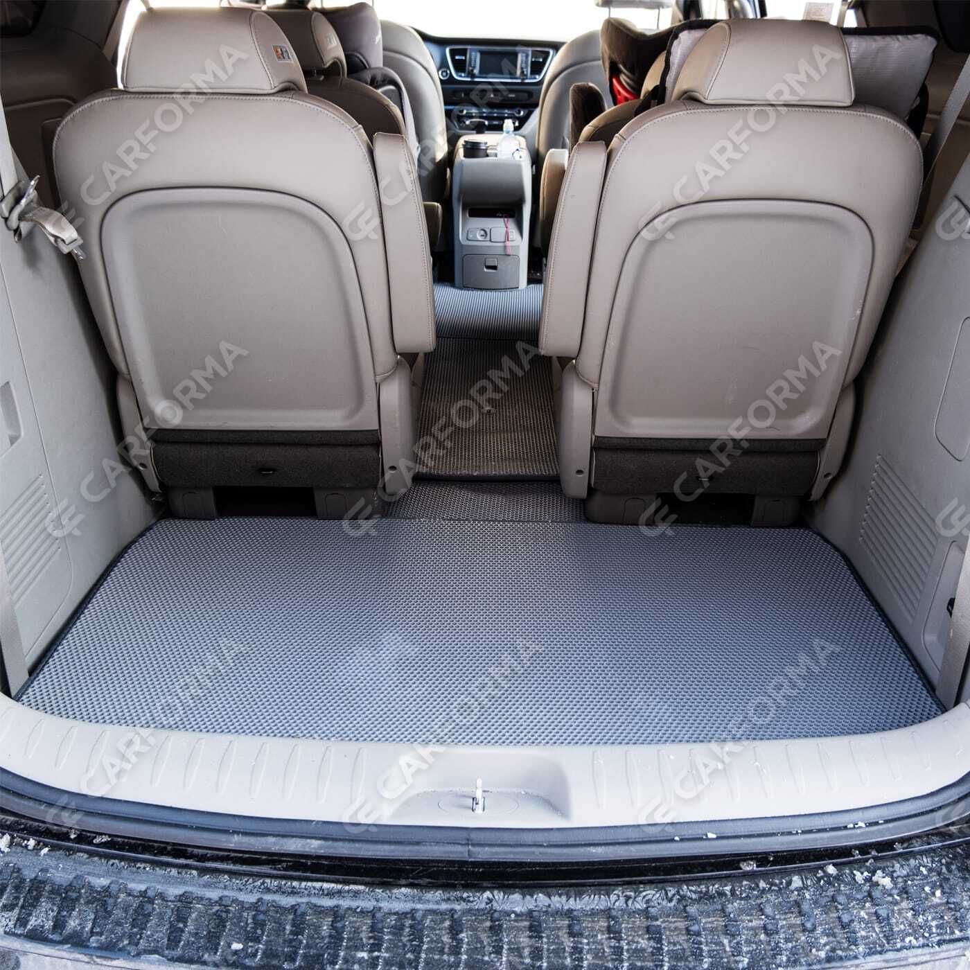 EVA коврики на KIA Carnival III 9 мест и 11 мест 2014&nbsp;-&nbsp;2021 в Тамбове