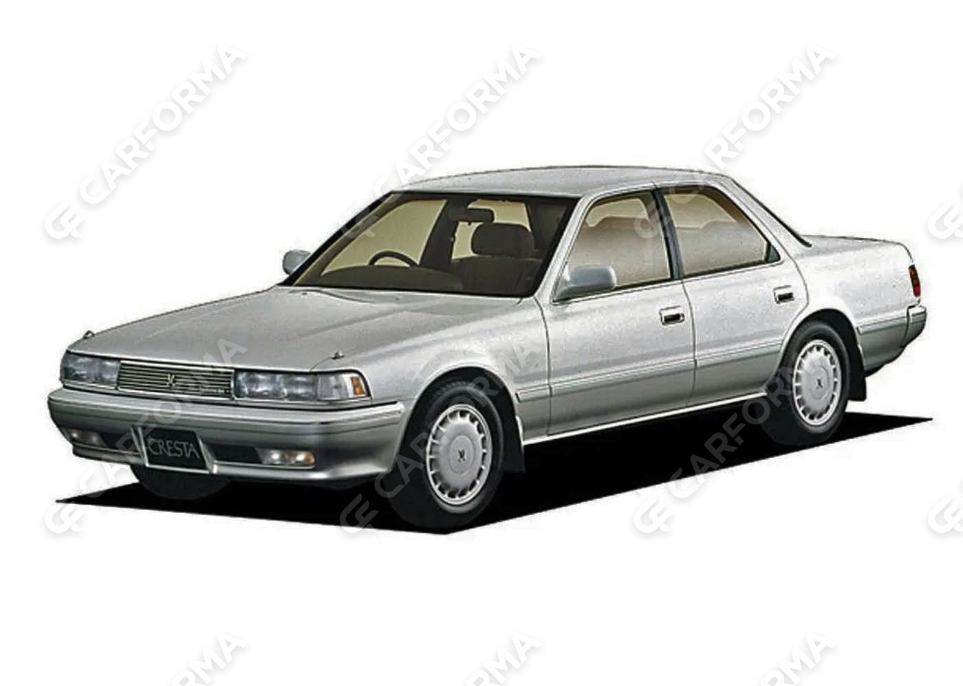 Ворсовые коврики на Toyota Cresta (X80) 1988&nbsp;-&nbsp;1992