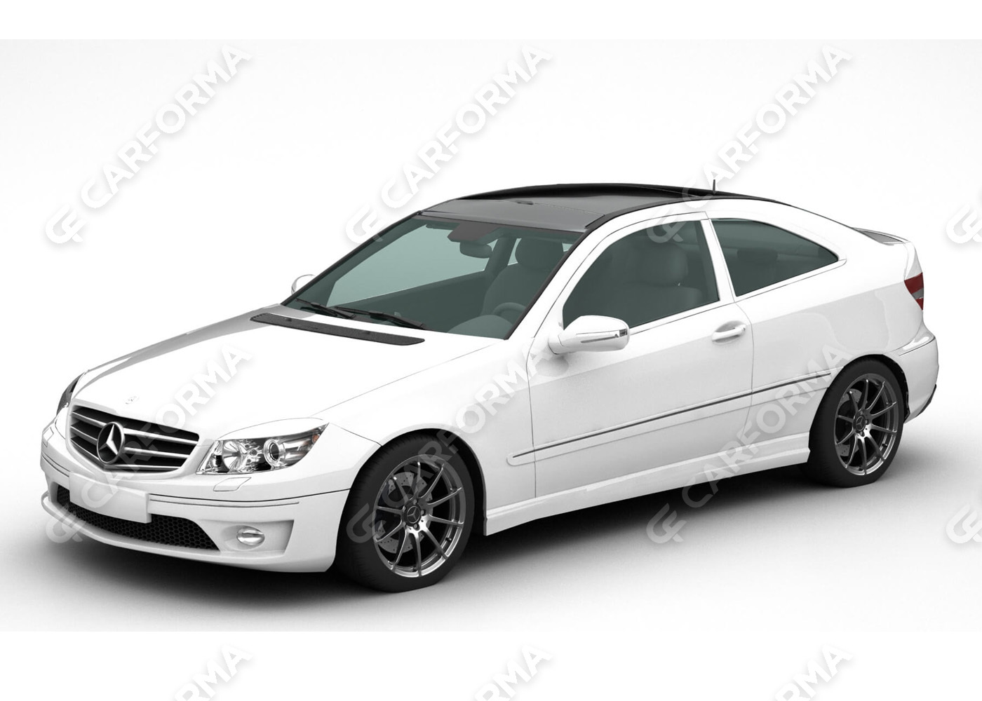 Ворсовые коврики на Mercedes CLC (CL203) 2008&nbsp;-&nbsp;2011 в Тамбове