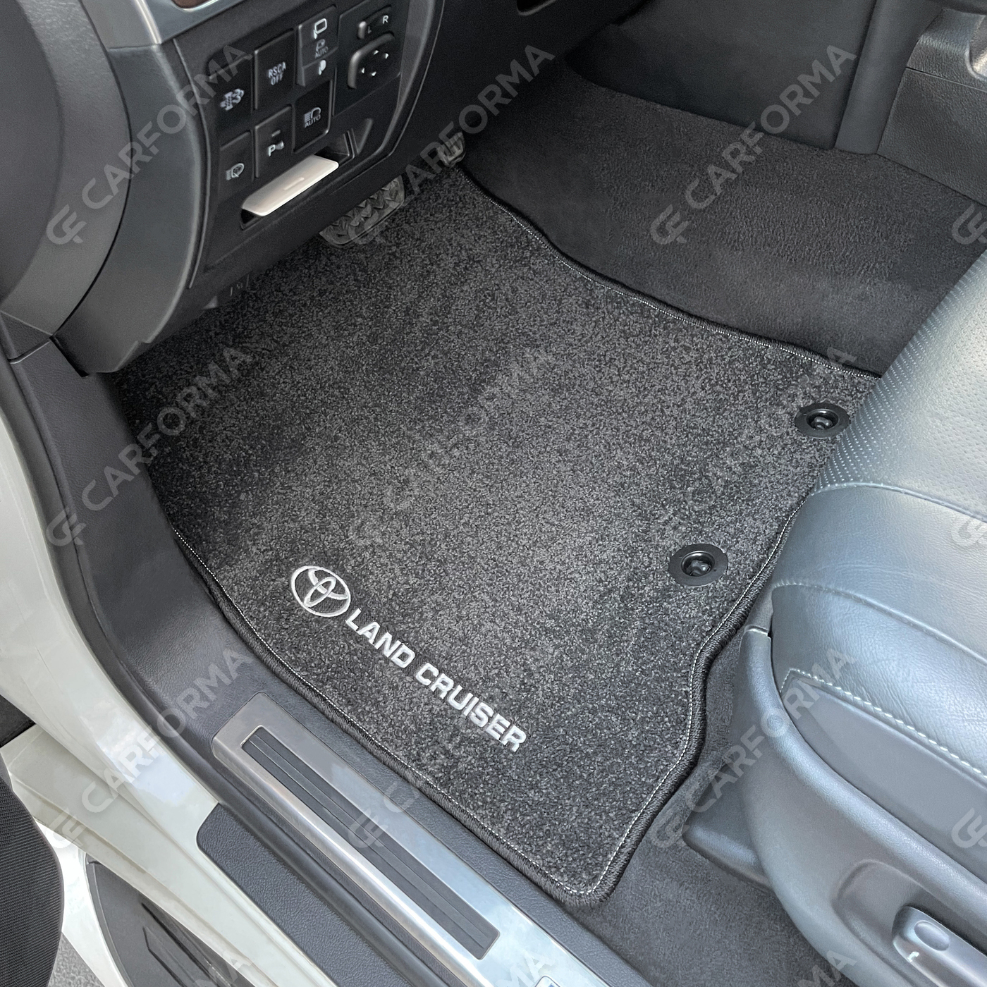 Ворсовые коврики на Toyota Land Cruiser 200 2007&nbsp;-&nbsp;2021 в Тамбове