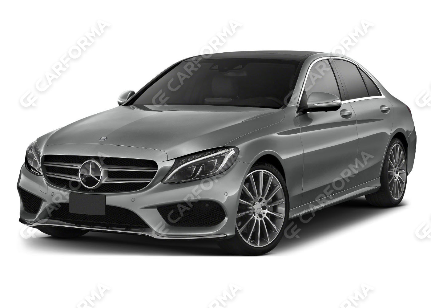 Ворсовые коврики на Mercedes C (W205) 2014&nbsp;-&nbsp;2023