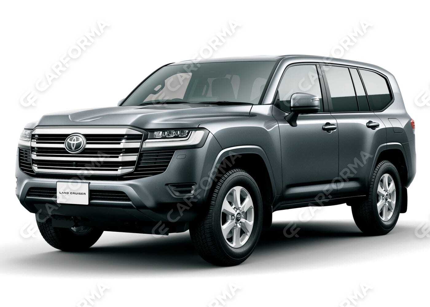 Ворсовые коврики на Toyota Land Cruiser 300 2021&nbsp;-&nbsp;2026 в Тамбове