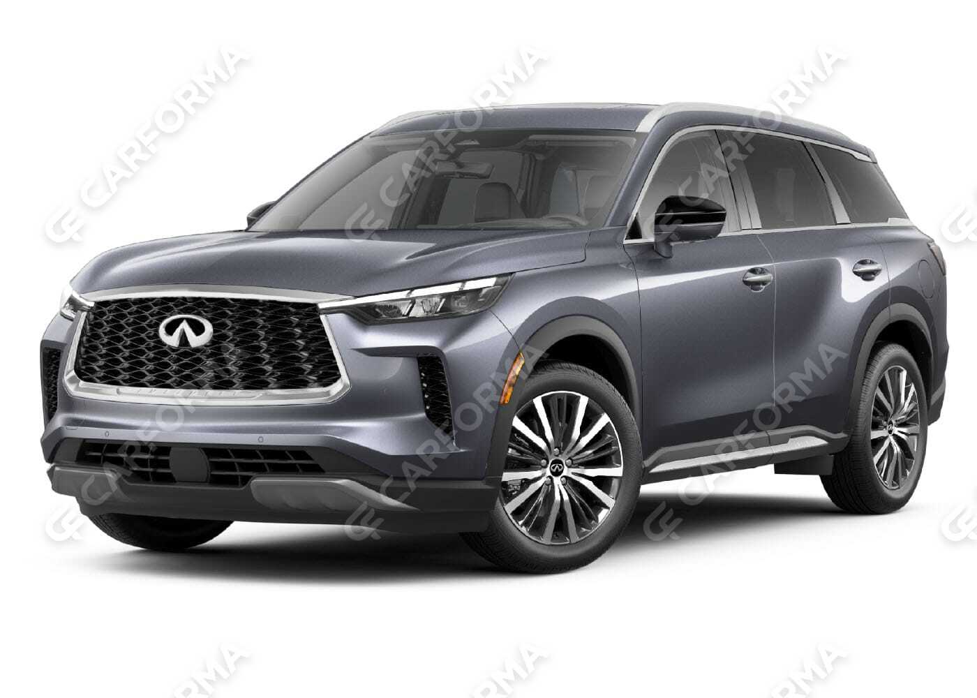 Ворсовые коврики на Infiniti QX60 II 2021&nbsp;-&nbsp;2026
