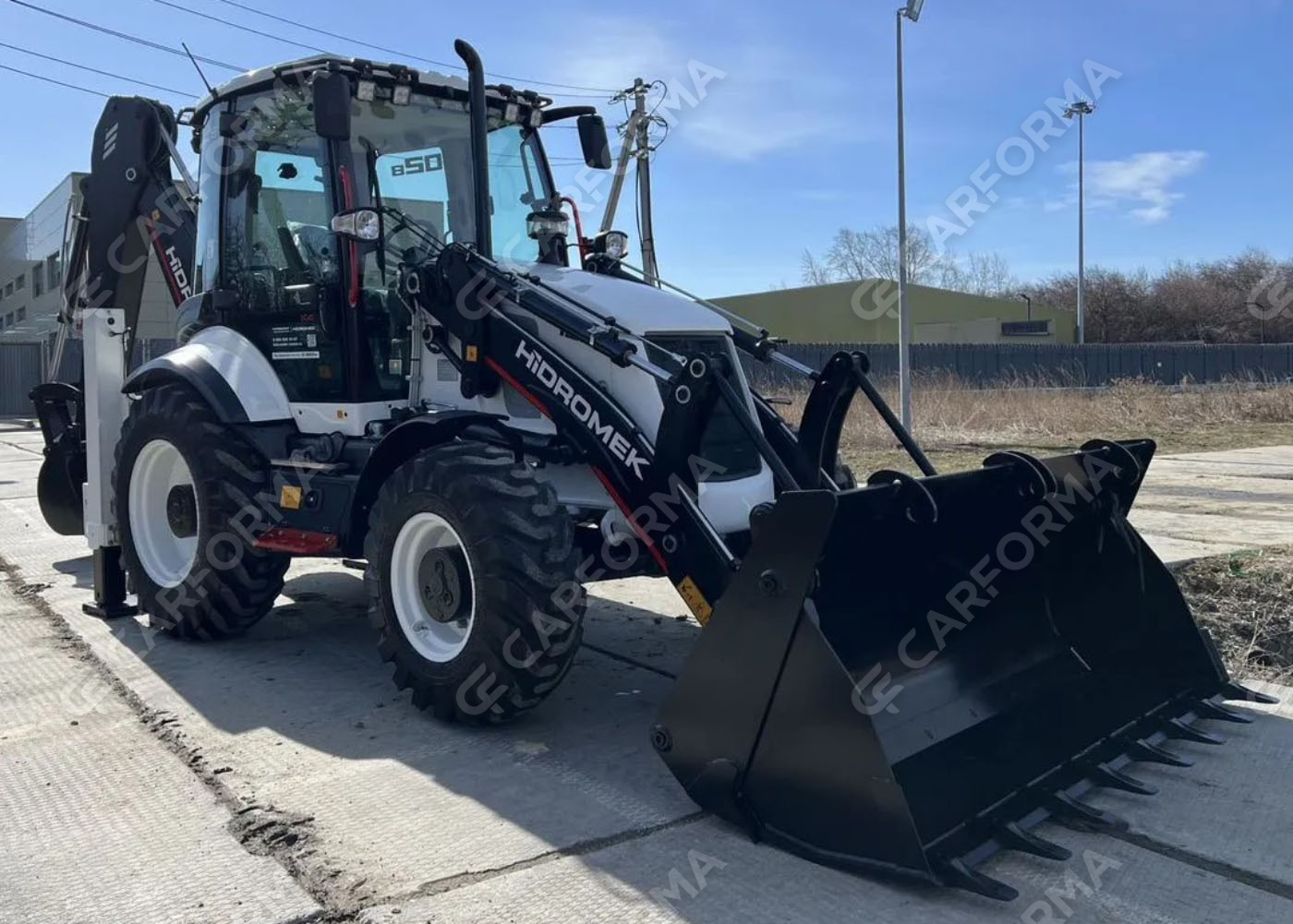 Коврики на Спецтехника Экскаватор-погрузчик Hidromek HMK 102B Alpha K4 2022&nbsp;-&nbsp;2026 в Тамбове