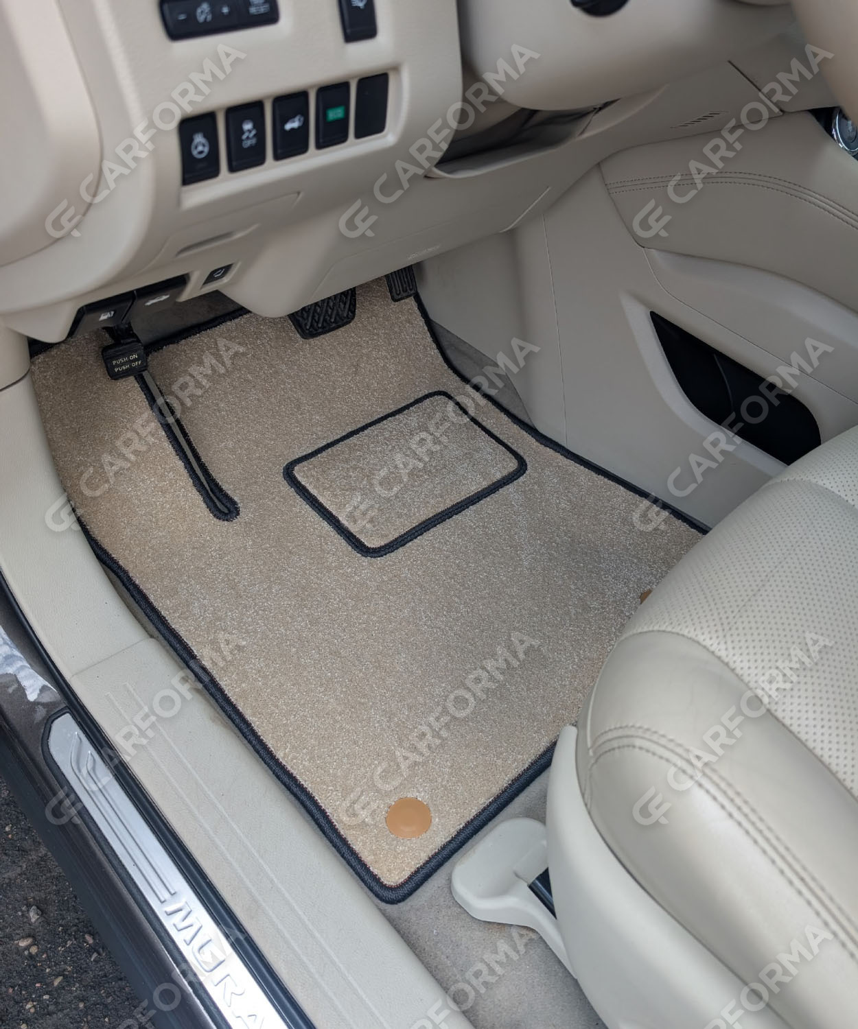 Ворсовые коврики на Nissan Murano (Z52) 2014&nbsp;-&nbsp;2022 в Тамбове