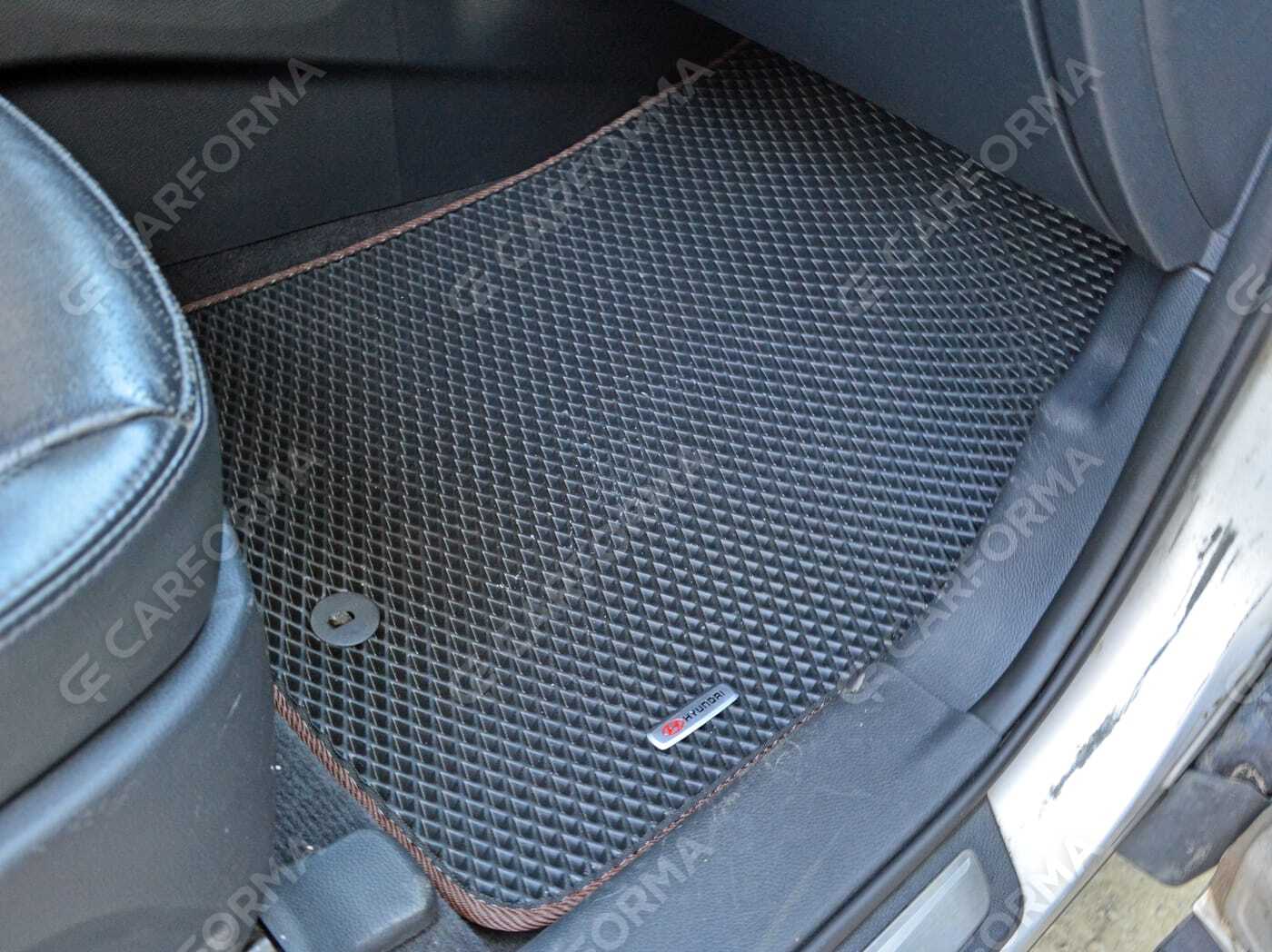 Ворсовые коврики на Hyundai Santa Fe III 2012&nbsp;-&nbsp;2019 в Тамбове