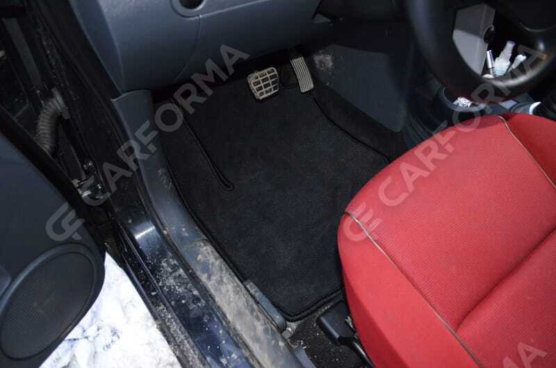 Ворсовые коврики на Mitsubishi Colt 6 2002&nbsp;-&nbsp;2012 в Тамбове