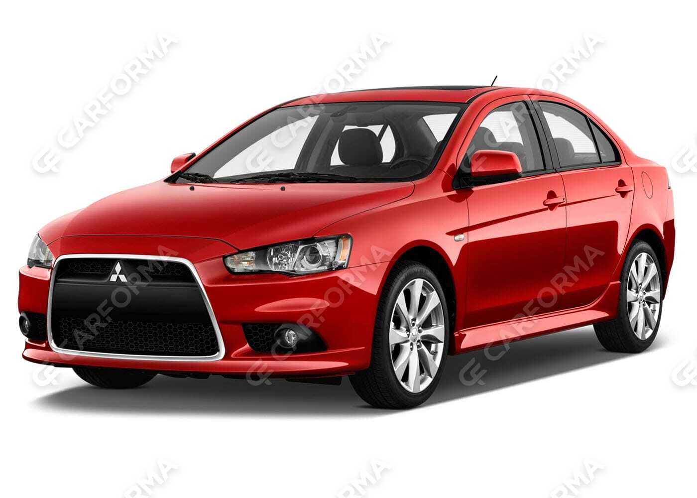 Ворсовые коврики на Mitsubishi Lancer X 2007&nbsp;-&nbsp;2017