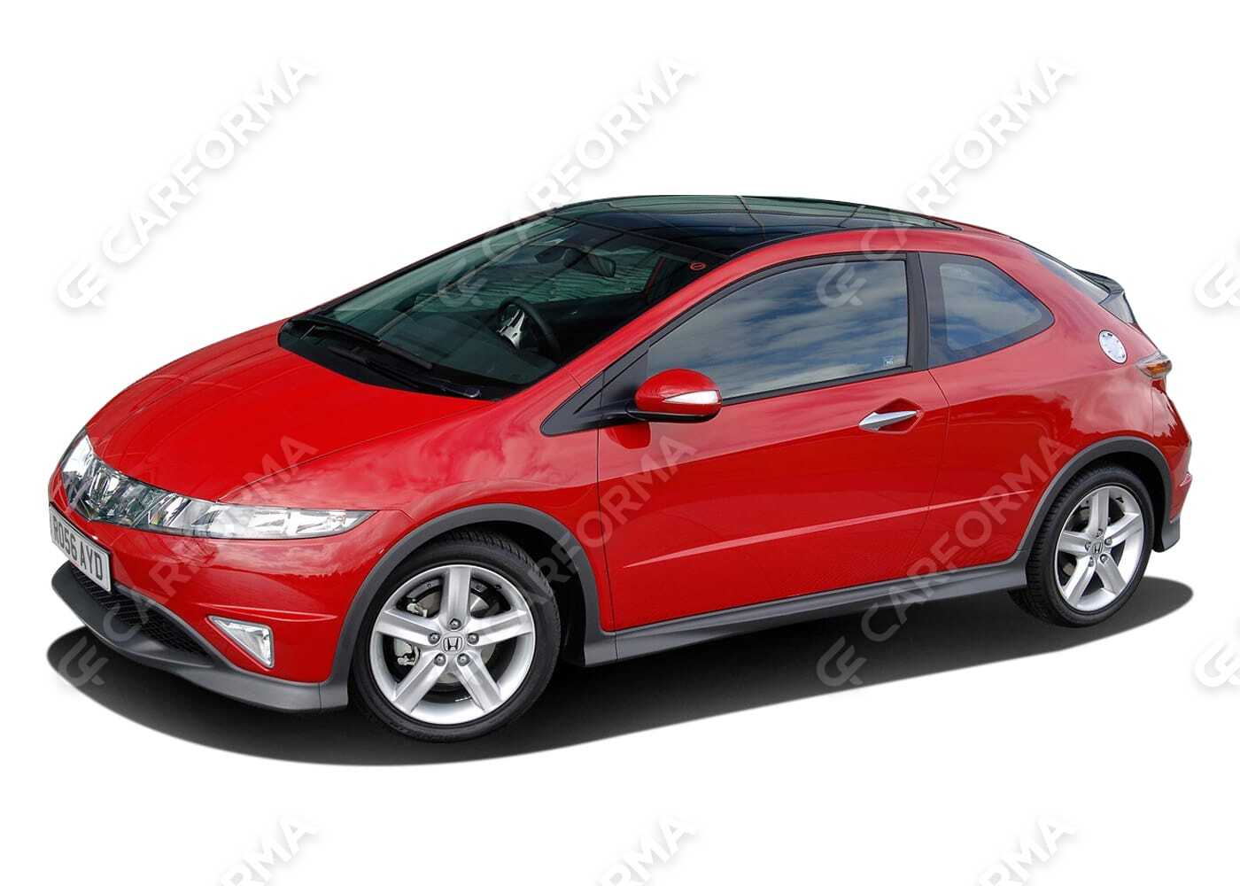 Ворсовые коврики на Honda Civic VIII 3d 2006&nbsp;-&nbsp;2011 в Тамбове