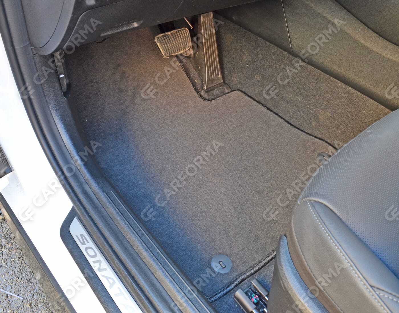 Ворсовые коврики на Hyundai Sonata 8 (DN8) 2019&nbsp;-&nbsp;2026 в Тамбове