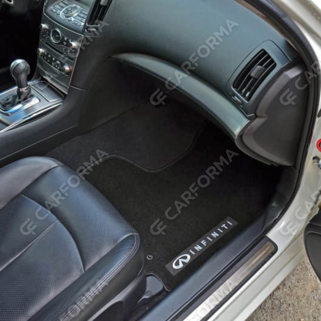 Ворсовые коврики на Infiniti G IV Седан 2006&nbsp;-&nbsp;2014 в Тамбове