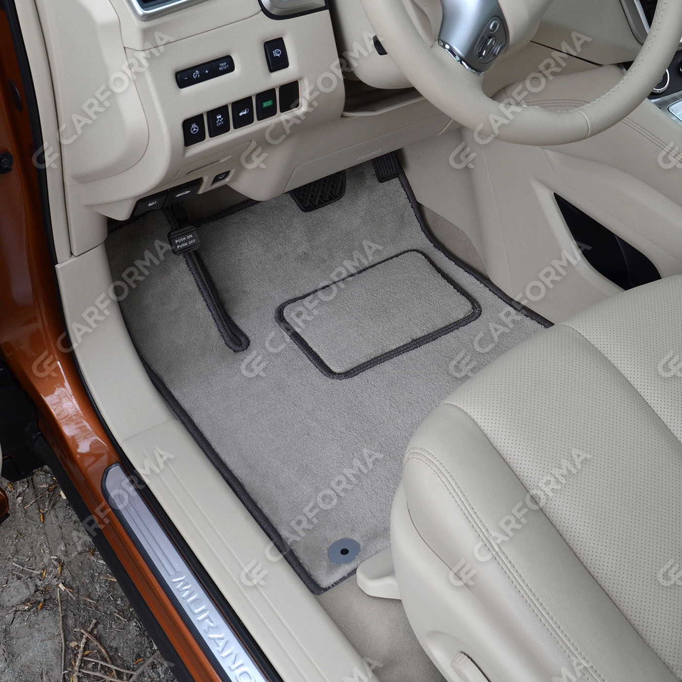 Ворсовые коврики на Nissan Murano (Z52) 2014&nbsp;-&nbsp;2022 в Тамбове