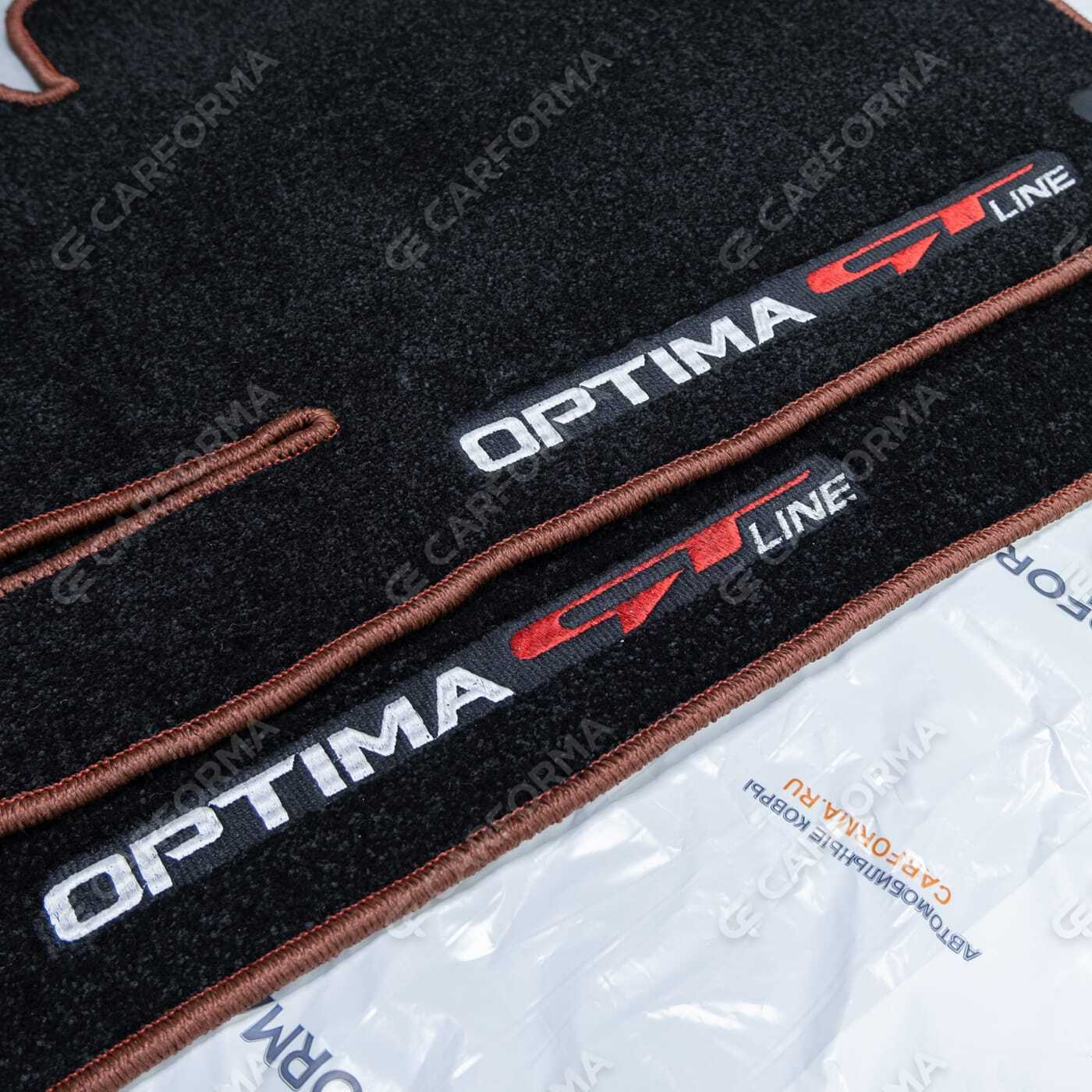 Ворсовые коврики на KIA Optima II 2016&nbsp;-&nbsp;2020 в Тамбове