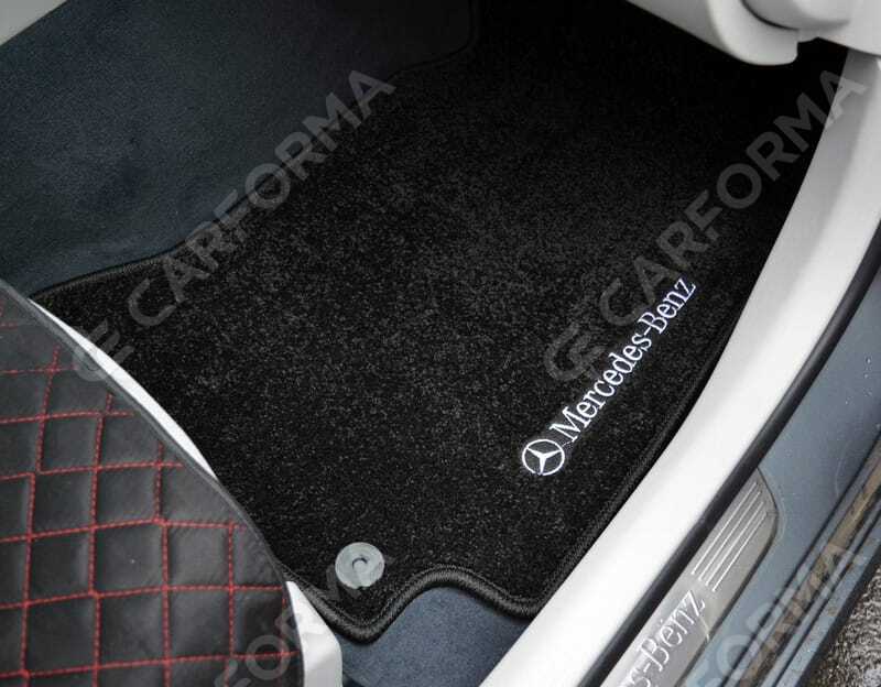 Ворсовые коврики на Mercedes C (W205) 2014&nbsp;-&nbsp;2023 в Тамбове