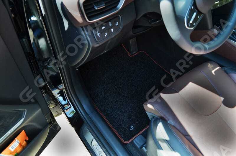 Ворсовые коврики на Hyundai Santa Fe IV 2018&nbsp;-&nbsp;2021 в Тамбове