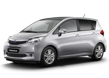 Ворсовые коврики на Subaru Trezia 2010&nbsp;-&nbsp;2016 в Тамбове