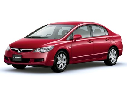 Ворсовые коврики на Honda Civic VIII 4d 2006&nbsp;-&nbsp;2011 в Тамбове