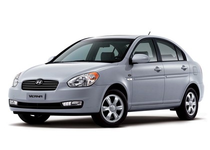 Ворсовые коврики на Hyundai Verna 2005&nbsp;-&nbsp;2010 в Тамбове