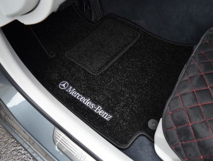 Ворсовые коврики на Mercedes C (W205) 2014&nbsp;-&nbsp;2023 в Тамбове