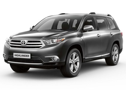 Ворсовые коврики на Toyota Highlander II 2007&nbsp;-&nbsp;2013 в Тамбове
