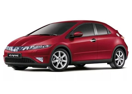 Ворсовые коврики на Honda Civic VIII 5d 2006&nbsp;-&nbsp;2012 в Тамбове