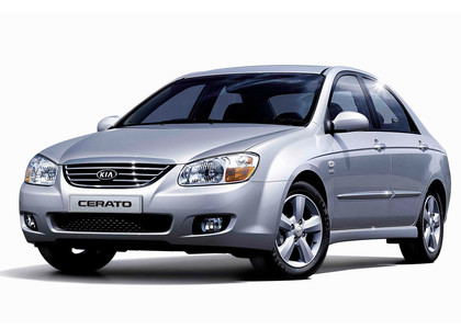 Ворсовые коврики на KIA Cerato I 2004&nbsp;-&nbsp;2008 в Тамбове
