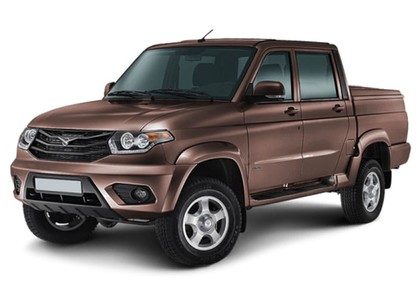 Ворсовые коврики на УАЗ Патриот пикап (рестайлинг) 2014&nbsp;-&nbsp;2026 в Тамбове