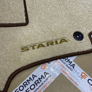 Ворсовые коврики на Hyundai Staria 9 мест 2021&nbsp;-&nbsp;2026 в Тамбове