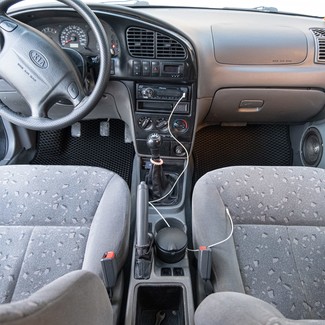 Ворсовые коврики на KIA Spectra 2000&nbsp;-&nbsp;2011 в Тамбове