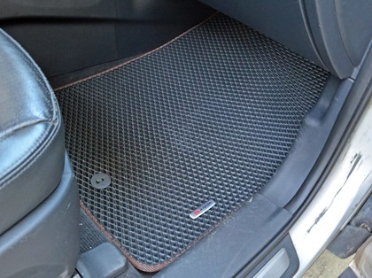 Ворсовые коврики на Hyundai Santa Fe III 2012&nbsp;-&nbsp;2019 в Тамбове