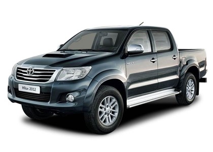 Ворсовые коврики на Toyota Hilux VII 2008&nbsp;-&nbsp;2015 в Тамбове